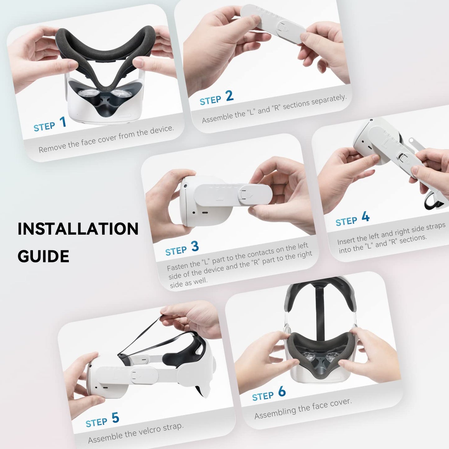 Adjustable Head Strap Compatible with Quest 3S Quest 2 Quest 3, Replacement for Quest 3S/2/3 Elite Strap Accessories for Enhanced Support and Comfort in VR